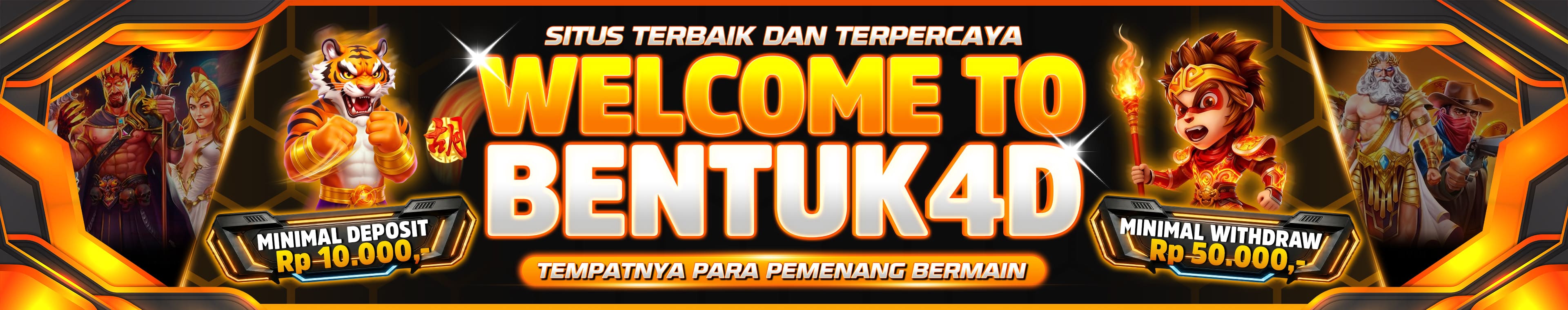 Banner Selamat Datang Penyambut Member Setia Bentuk4D
