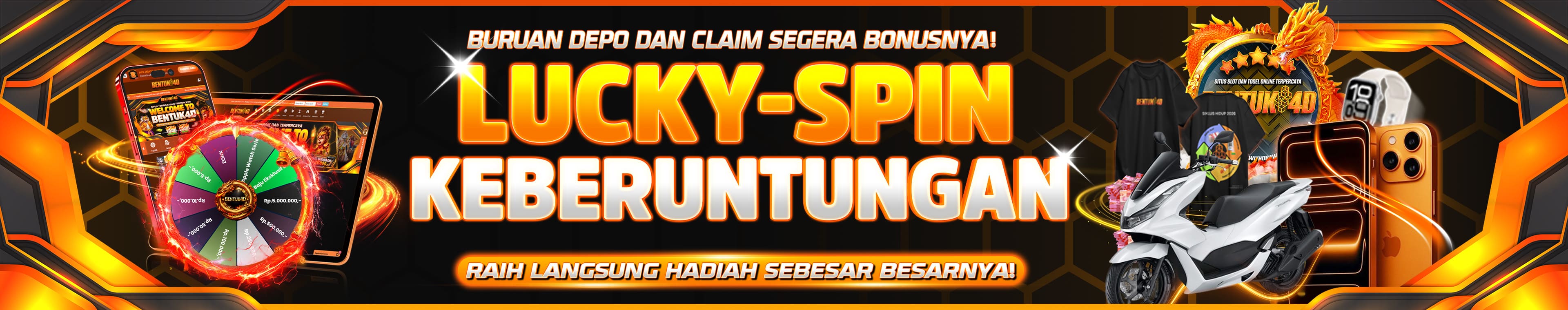 Penyedia Permainan Roda Putar Lucky Spin Bentuk4D