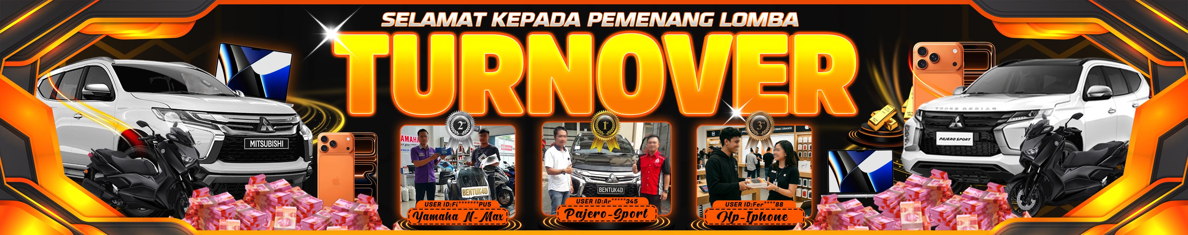 Menyediakan Lomba Turn Over Bulanan Semua Permainan Slot Bentuk4D